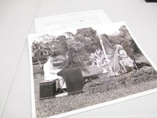 Foto show televisivo 1973 GIORNO della scoperta Christian Dick organo Dotti Anthony arpa