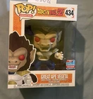 Funko Pop! Great Ape Vegeta #434 Dragon Ball Z Fall Convention (Shared Sticker)