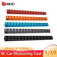RC Car Height Ruler Chassis Droop Gauge 3-10MM Shunting Ruler for RC 1/10 RC Car