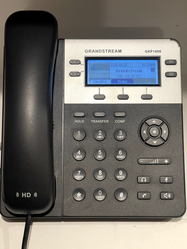  Grandstream GXP1450 HD VOIP SIP Phone LED 2 Lines For Small Medium Business