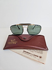 Very rare | Ray-Ban B&L Leathers Explorer Black 58mm G-15 Sunglasses 80s