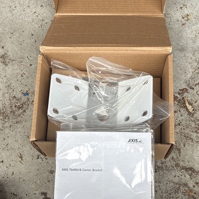 Axis T94R01B Corner Wall Mount Bracket, White, MPN 5507-601