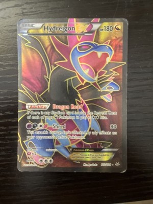 Pokémon TCG Hydreigon EX Full Art Holo Card Roaring Skies Ultra Rare 103/108 NM 