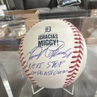 Miguel Cabrera Detroit Tigers Signed Baseball "Gracias Miggy" BAS Auth