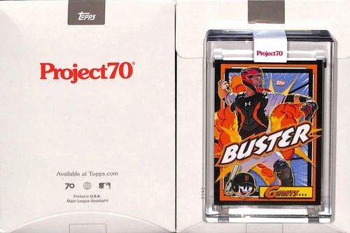 2021 TOPPS PROJECT 70 #756 1992 BUSTER POSEY - SAN FRANCISCO GIANTS - SKET ONE