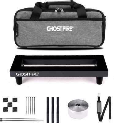 Ghost Fire Guitar Pedal Board 13.7''x5.5'', black, grey 