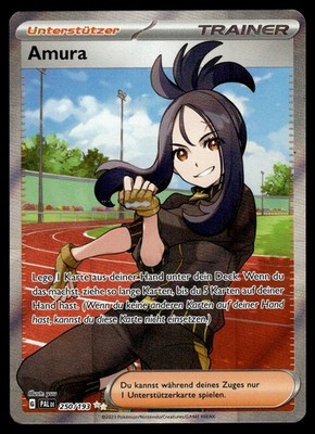 Amura 250/193 Ultra Rare Paldea Evolved Holo NM Pokemon Karte Deutsch