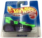 Hot Wheels Treadator 3053 Vintage 1996 Green Purple Short Card
