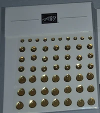 Stampin Up NEW EMBELLISHMENTS GEMS DOTS JEWELS SEQUINS STARS ENAMEL choose One