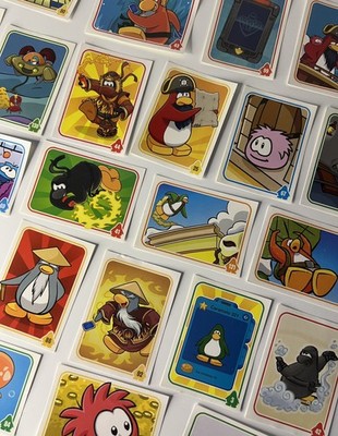 3X Club Penguin Disney Stickers Original 2011 Vintage Rare Random Lot