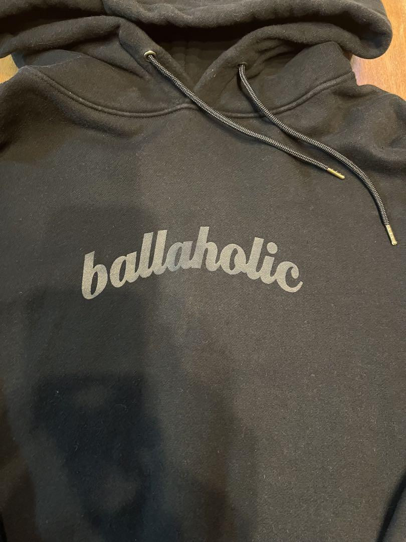 ballaholic logo hooded coach jkt