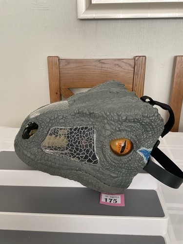 JURASSIC WORLD BLAUER RAPTORKOPF CHOMP N BRÜLLMASKE. Sounds (175/33) - Bild 5 von 6