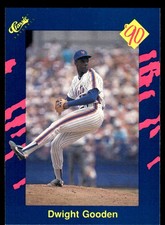 Dwight Gooden 1990 Classic Blue #58 Mets MLB READ FREE SHIPPING AutographDen