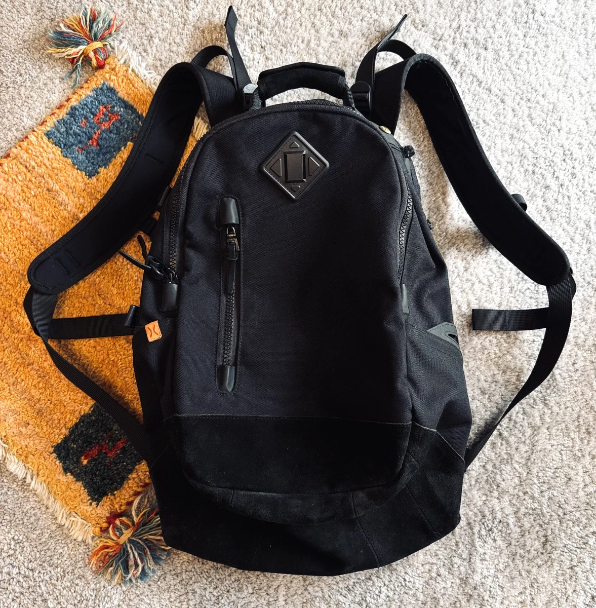 バッグ visvim CORDURA 20L Ballistic BLACK Visvim Cordura 20L Bag | Black | Canoe Club