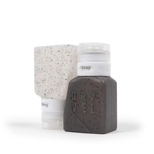 Gravel Silicone Travel Bottles for Toiletries 3oz 2-Pack Leakproof,