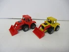Matchbox Lesney Superfast 2X SF29 Tractor Shovel- two variations, loose