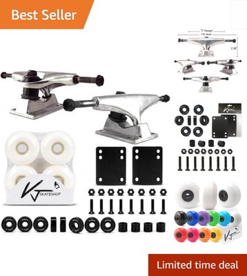 All-in-One Skateboarding Kit: Trucks, Wheels & ABEC-7 Bearings for Custom Builds