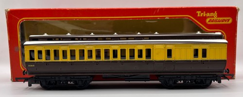 Boxed Triang Tri-ang R333 GWR Brake 3rd Coach 2316 Clerestory Roof OO Gauge | Zustand: Used