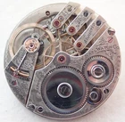 ANTIQUE 16s ELGIN 21 JEWEL GRADE 156 HUNTER FANCY DIAL POCKET WATCH MOVEMENT