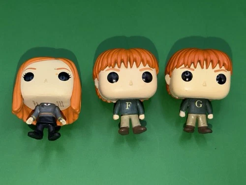 FUNKO POCKET POP MINI VINYL HARRY POTTER FIGURE LOT GEORGE FRED GINNY WEASLEY