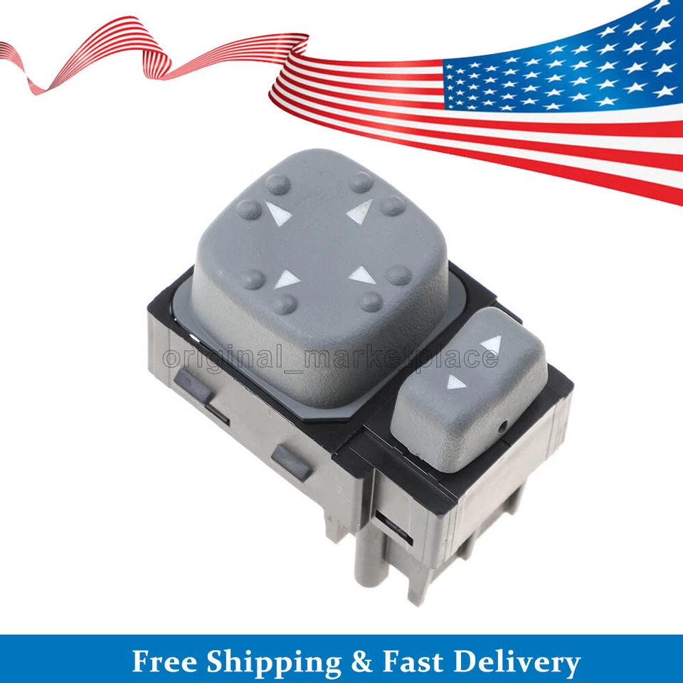 For GMC Jimmy Chevrolet Blazer S10 Oldsmobile Power Mirror Switch 15013100 - Image 2 of 4
