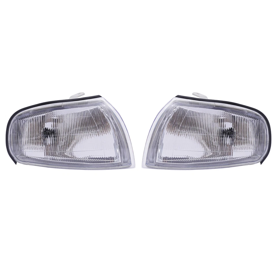 New Chrome 1* Headlights & Corner Lights Set For Toyota Camry 1992 1993 1994 Foto 4 de 4