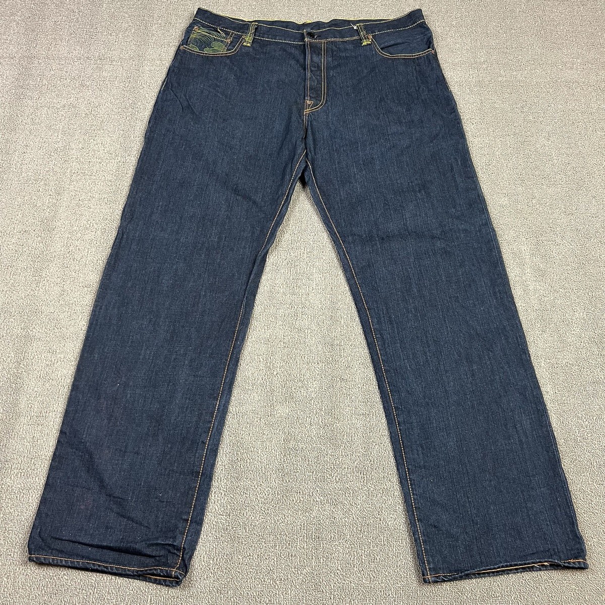Vintage Y2K RMC Red Monkey Denim Jeans Men 42x34 Akasaru Vintage Y2K RMC Red Monkey Denim Jeans Men 42x34 Akasaru