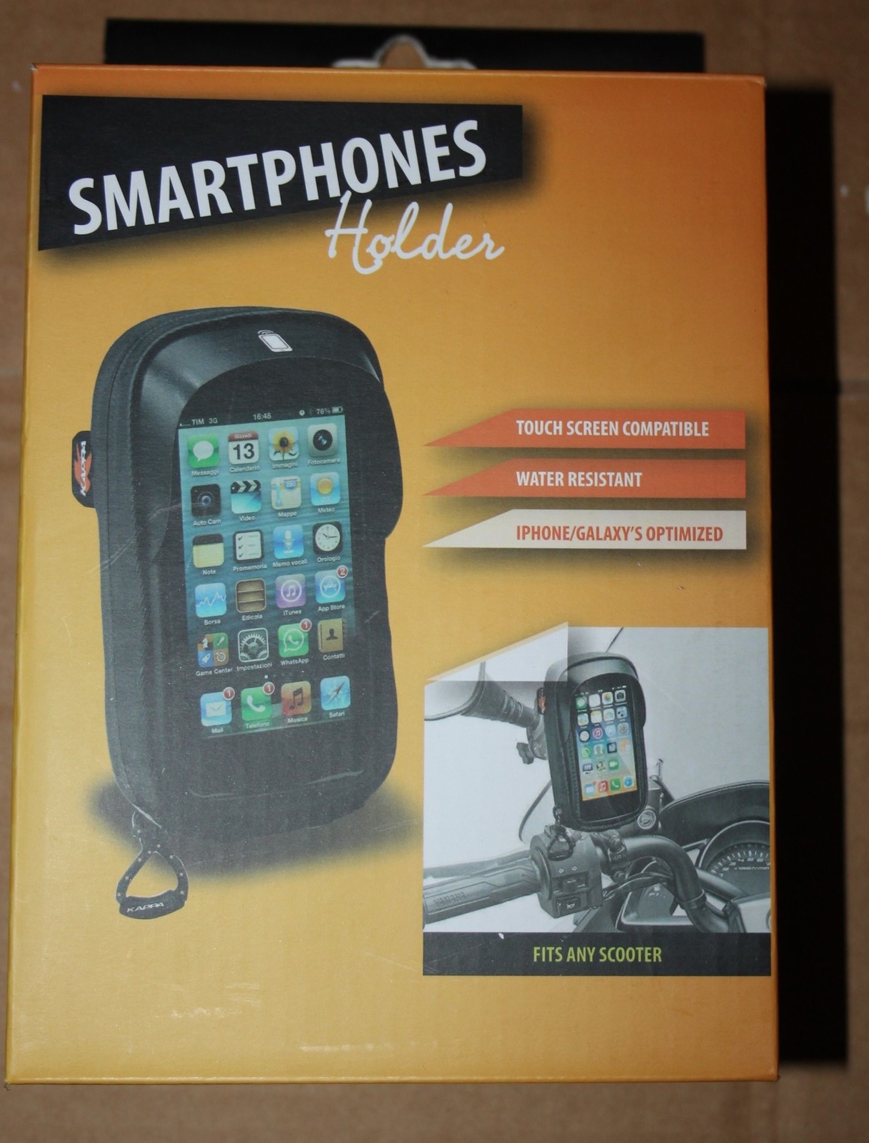 Support guidon Kappa pour sécuriser votre iPhone 6 en route