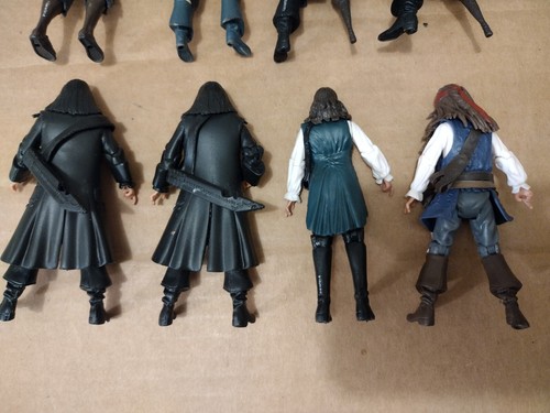 Jakks Pirates of the Caribbean On Stranger Tides 4" Figure x8 Sparrow Angelica + - Picture 7 of 7