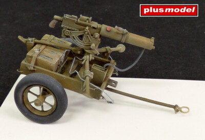 MW22 PLUSMODEL 400 U.S. HANDCART M3A1 WITH BROWNING 0,3 ACCESSORIES  1/48