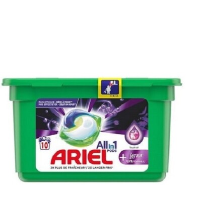 0,55 /Waschladung- 6er Pack Ariel Waschmittel All-in-One Pods - Color - 10 Stück