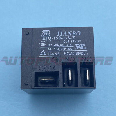 1PC TIANBO HJQ-15F-1-S-Z 24VDC Power Relay 5Pins New~