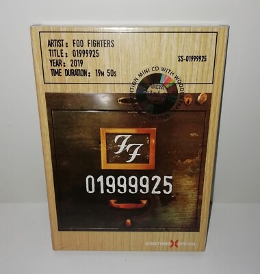 Foo Fighters - 01999925 (Single) (Wood Box, Mini-CD) SEALED!