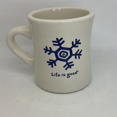 Life is Good Coffee Mug - Do What You Like. Like What You Do - Snowflake Cup