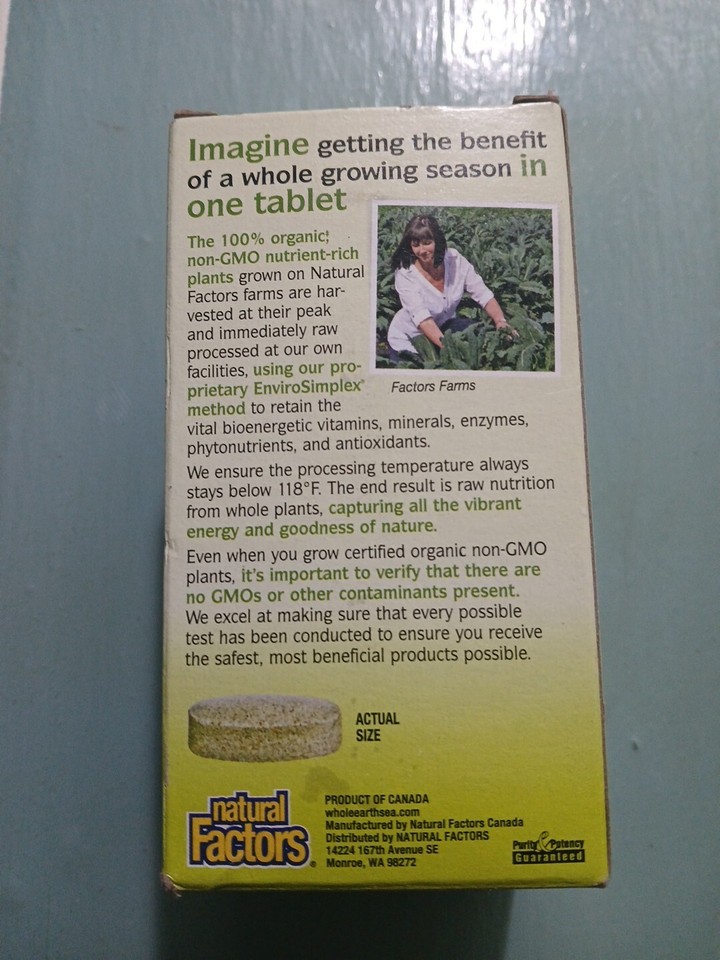 Whole Earth and Sea Prenatal Multivitamin Mineral 60 tabs Exp 01/2027