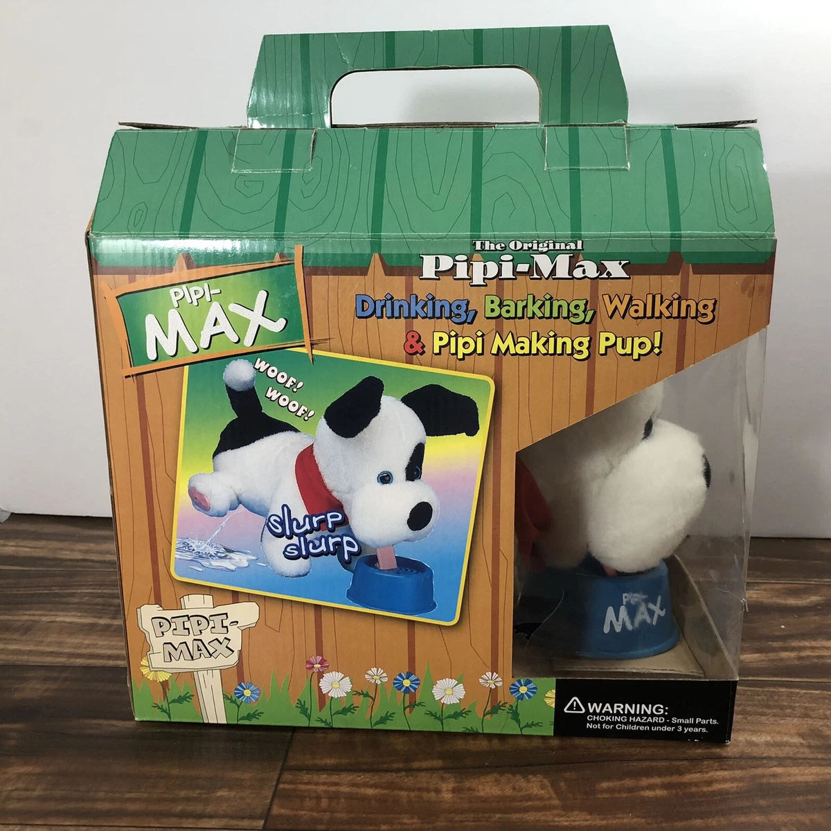 Peeing top puppy toy