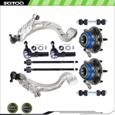 For 00-05 Buick LeSabre Cadillac DeVille Front Control Arm Tie Rod End Sway Bar