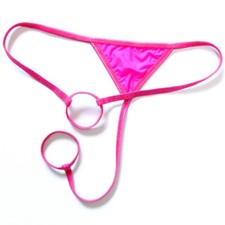 Herren-Slip Aus Eisseide Sexy Transparent G-String Tanga Bikini-Unterwäsche  ♩