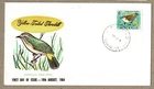 Australia 1964 ACCA 6d Bird FDC Yellow Green Brown Cover Unsealed Unaddressesd