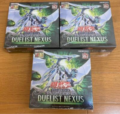 Yu-Gi-Oh 3 boxes OCG Duel Monsters DUELIST NEXUS Factory Sealed