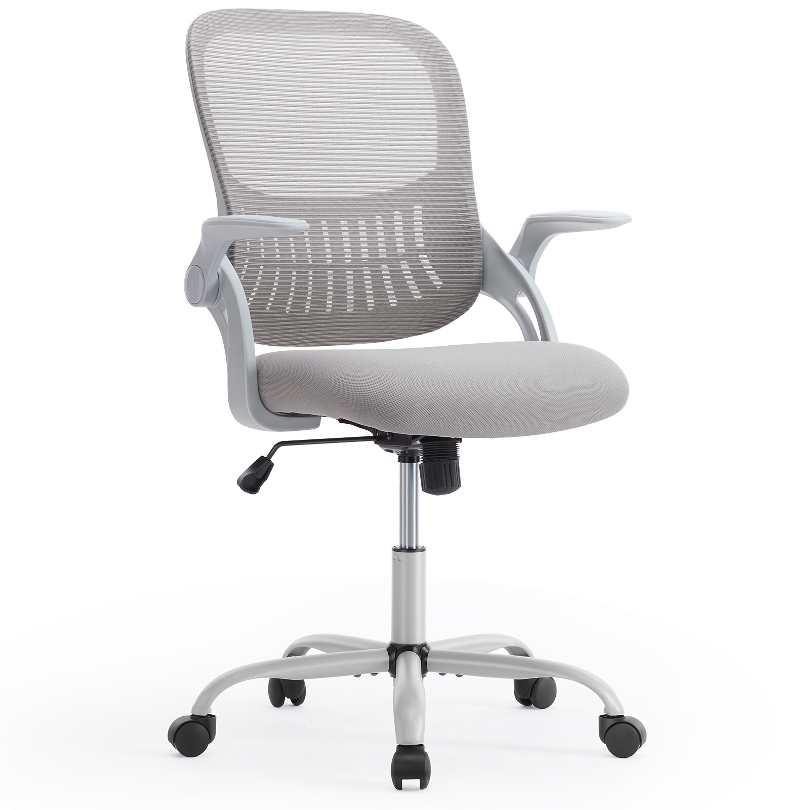 Flip-up Arms Height Adjustable Mid Back Swivel Chairs