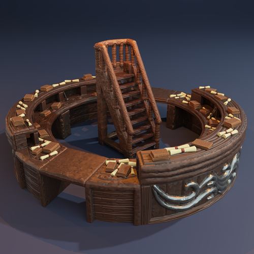 Dungeons & Dragons DND, RPG, Wargaming - Scenery, Terrain - Library Furnishings - Picture 19 of 44