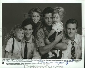 1989 Press Photo Members of the Cast of "Full House" on ...