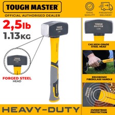 Club Hammer 2.5lb (1.1 kg) Fiberglass Shaft Heavy Duty C45 Forged Steel Head