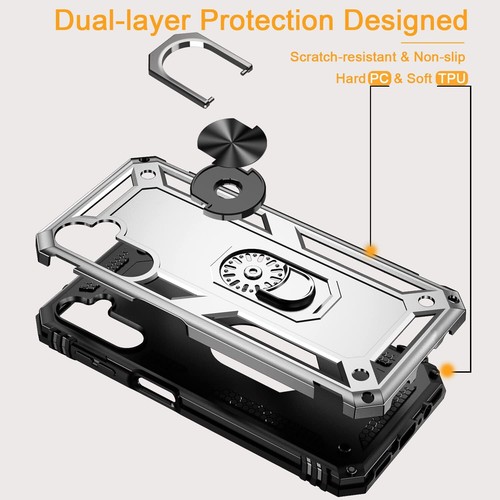 For Samsung Galaxy A25 5G Case Phone Cover Shockproof+ Tempered Glass Protector - Picture 37 of 38
