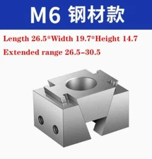 OK Fixture Adjustable Double-Wedge OK-Vise Workholding Clamp CNC M6