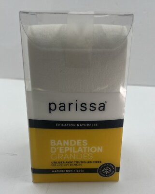 Parissa Epilation Strips Large, Replacement Strips for use with Hair Removal Wax