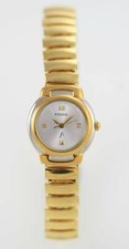 Fossil F2 Damenuhr Gold Silber Edelstahl Stretch 30m Weiß Quarz