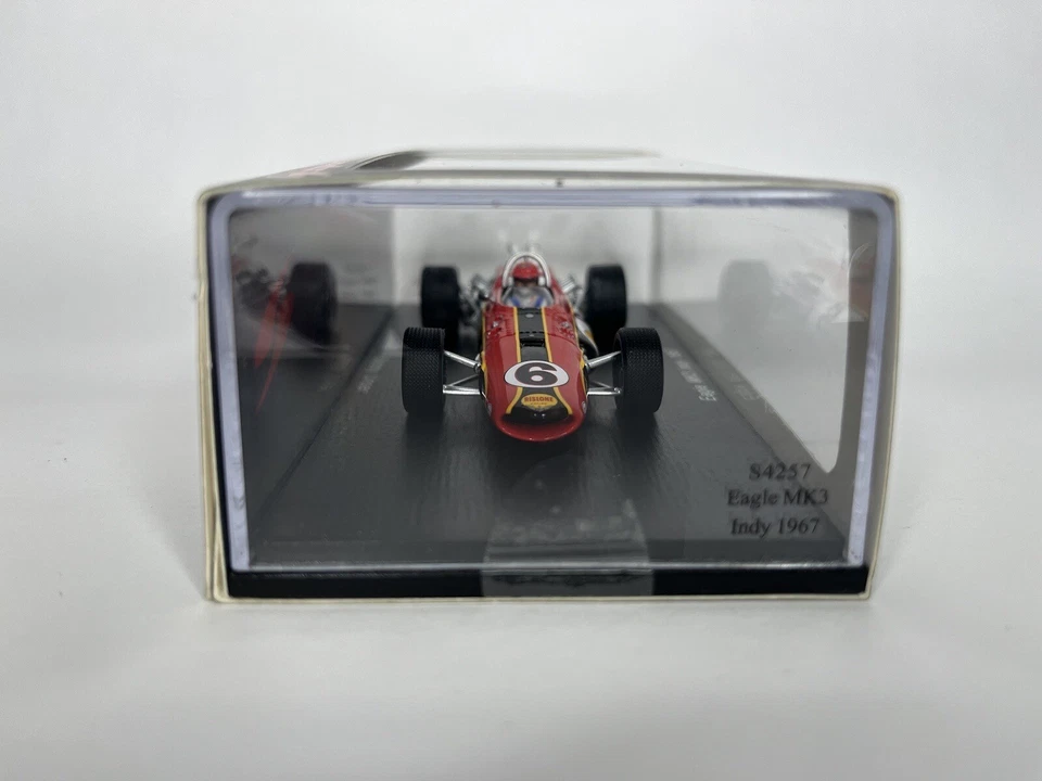 Spark S4257 Eagle MK3 Bobby Unser #6 Indy 1967 1/43 - Immagine 3 di 4