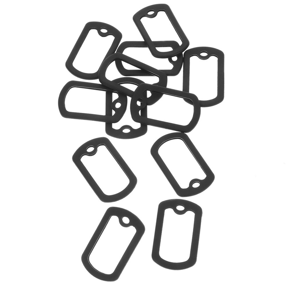 12-Pack Dog Tag Silencers – Military-Grade Silicone Covers for Pet ID Tags  